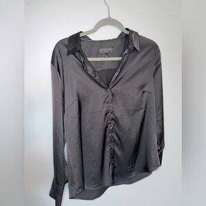 Banana Republic Black Silky Blouse